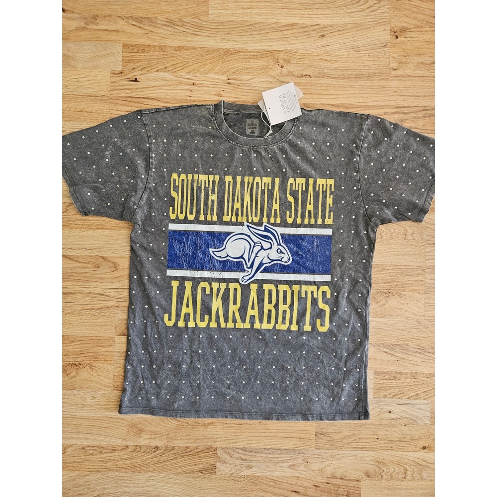 South Dakota Jack rabbits Gameday Couture Rhinestone T Shirt Women's Size M